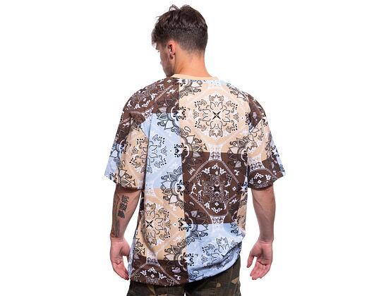 Triko Karl Kani Small Signature Paisley Tee sand/multicolor