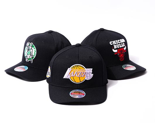 Kšiltovka Mitchell & Ness NBA Top Spot Classic Red Los Angeles Lakers Black