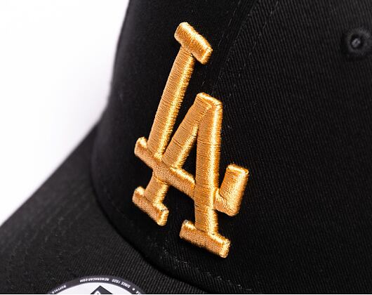 Dětská Kšiltovka New Era 9FORTY Kids MLB League Essential Los Angeles Dodgers Black / Bronze