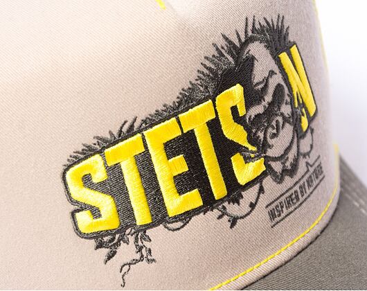 Kšiltovka Stetson Trucker Cap Ape Sustainable 7765101-75 Grey/Yellow