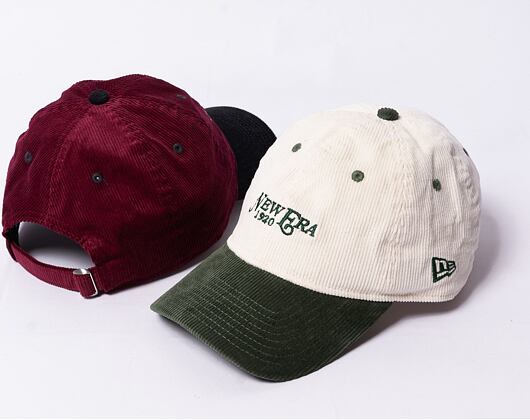 Kšiltovka New Era 9TWENTY Contrast Cord Chrome White / Botanic Green