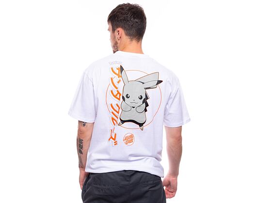 Triko Santa Cruz SC Pokemon Pikachu T-Shirt White