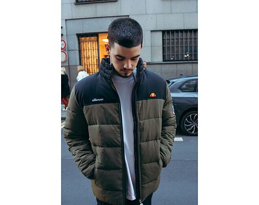 Bunda zateplená Ellesse Nebula Padded Jacket Khaki/Black