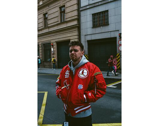 Bunda New Era × Alpha Industries MA-1 OG Jacket St. Louis Cardinals