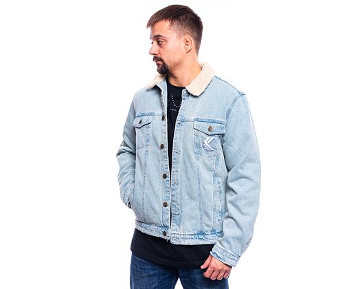 Bunda Karl Kani OG Denim Trucker Jacket light dirty blue