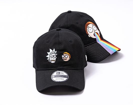 Kšiltovka New Era 9TWENTY Rick and Morty Heads Black