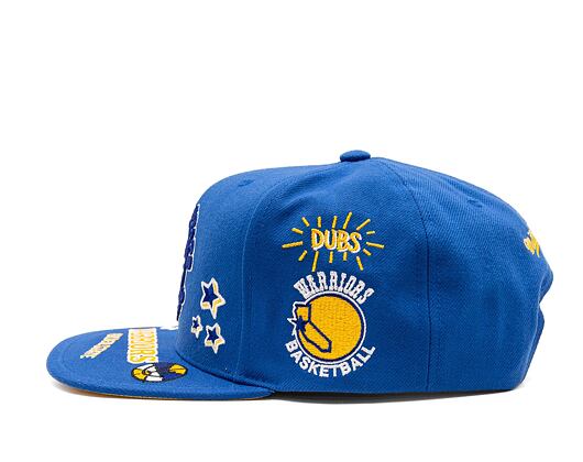 Kšiltovka Mitchell & Ness All Out Snapback Hwc NBA GOLDEN STATE WARRIORS Blue