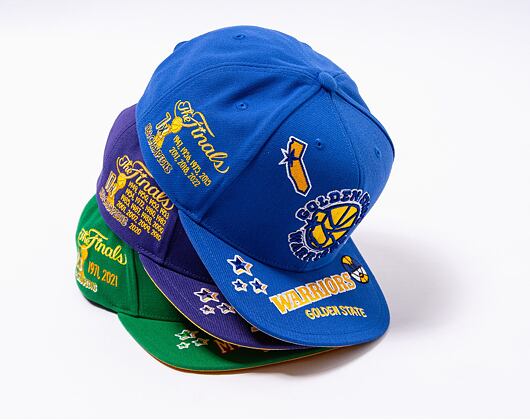 Kšiltovka Mitchell & Ness All Out Snapback Hwc NBA GOLDEN STATE WARRIORS Blue