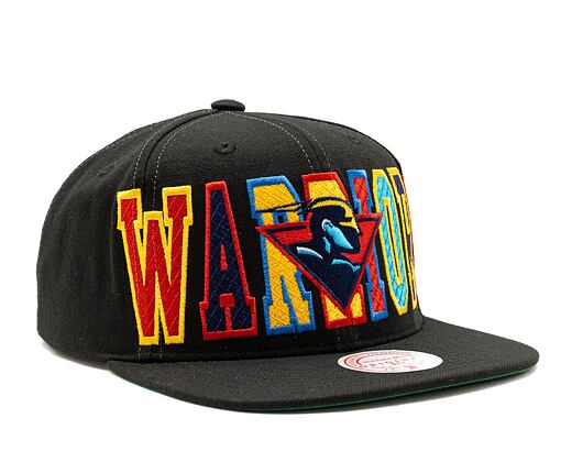 Kšiltovka Mitchell & Ness Varsity Bust Snapback Hwc NBA GOLDEN STATE WARRIORS Black