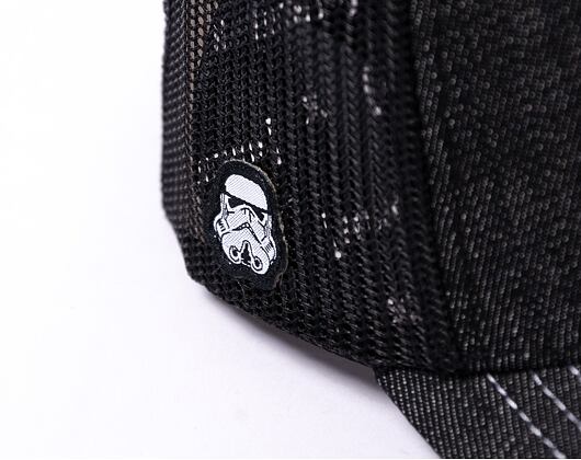 Kšiltovka Capslab Star Wars - Stormtrooper Trucker Black
