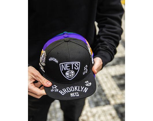 Kšiltovka Mitchell & Ness All Out Snapback NBA BROOKLYN NETS Black
