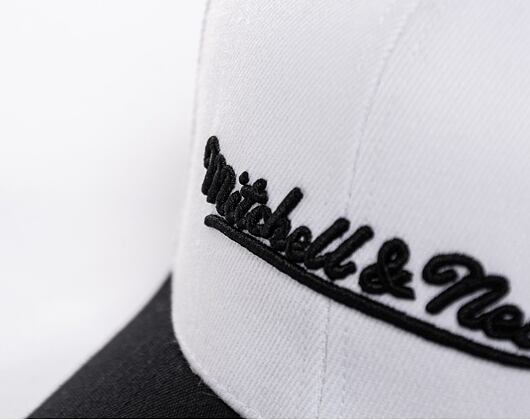 Kšiltovka Mitchell & Ness Branded Comfy Core Stretch Snapback White-Black