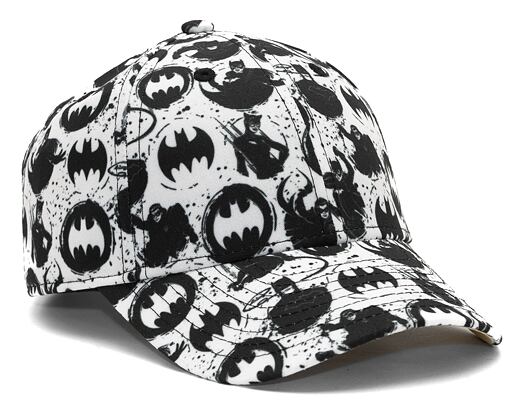 Dětská kšiltovka New Era 9FORTY Kids Superhero All Over Print Batman White