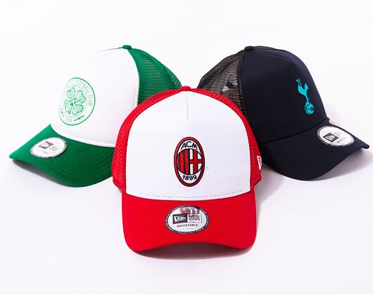 Kšiltovka New Era 9FORTY A-Frame Trucker Core AC Milan White / Scarlet White / Scarlet
