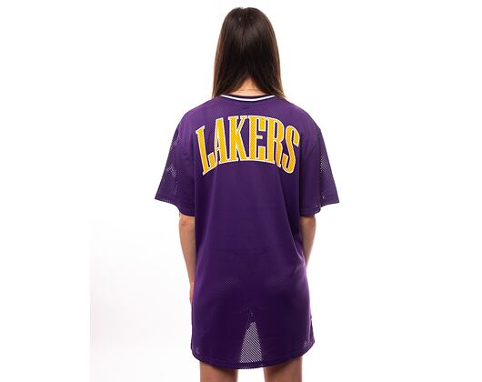 Dámské šaty New Era NBA Mesh Dress Los Angeles Lakers Purple / Gold