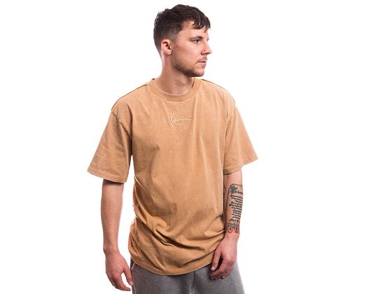 Triko Karl Kani Small Signature Distressed Heavy Jersey Tee sand