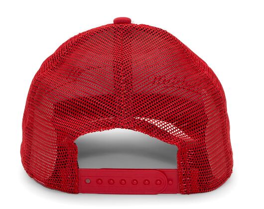 Dětská kšiltovka New Era 9FORTY Kids A-Frame Trucker Oval Red / White