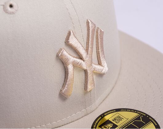 Kšiltovka New Era 59FIFTY MLB White Crown New York Yankees Cooperstown Off White / Stone