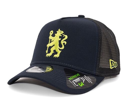 Kšiltovka New Era 9FORTY A-Frame Trucker Seasonal Pop Chelsea FC Lion Crest Navy