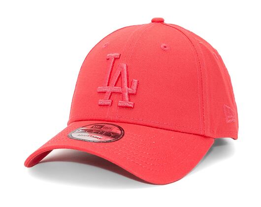 Kšiltovka New Era 9FORTY MLB League Essential Los Angeles Dodgers Lava Red / Lava Red