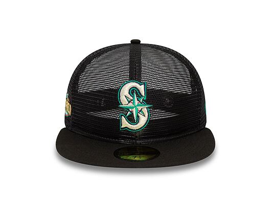 Kšiltovka New Era 59FIFTY MLB Mesh Patch Seattle Mariners Black