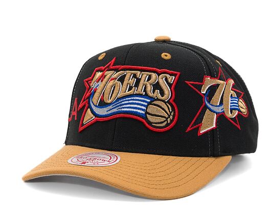 Kšiltovka Mitchell & Ness Overbite Pro Snapback Hwc Philadelphia 76Ers Black