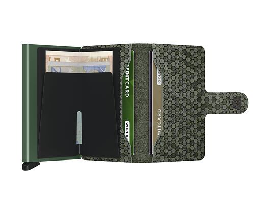 Peněženka Secrid Miniwallet Hexagon Green