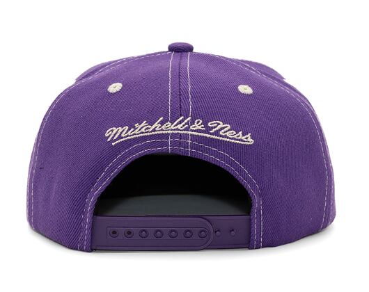 Kšiltovka Mitchell & Ness Contrast Natural Snapback Hwc Los Angeles Lakers Purple