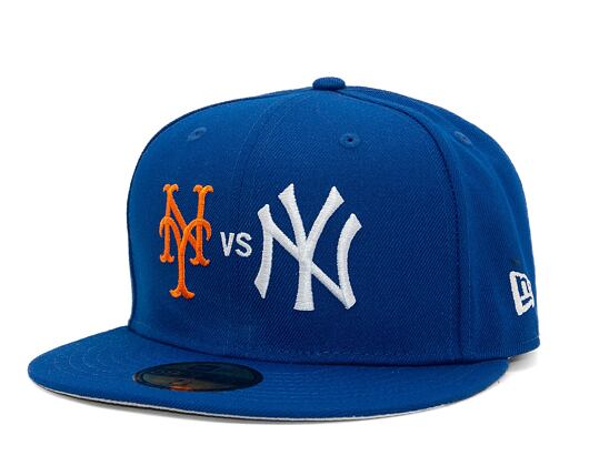 Kšiltovka New Era 59FIFTY 2000 World Series New York Mets VS New York Yankees - Light Royal