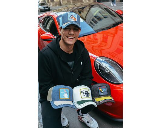 Kšiltovka Goorin - Silky Goat Trucker - Denim