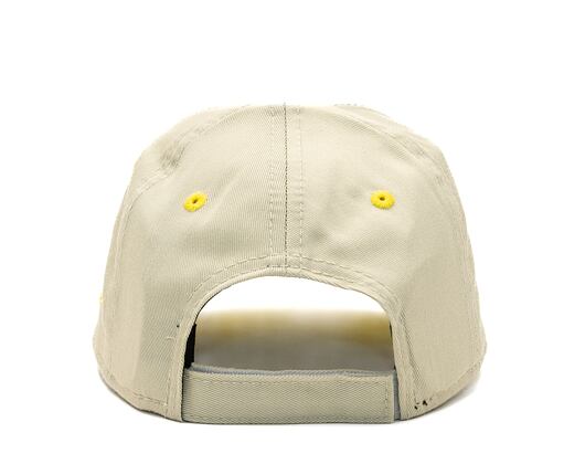 Dětská kšiltovka New Era 9FORTY Kids Character  - Stone / Yellow