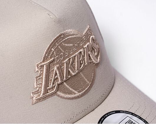 Kšiltovka New Era 9FORTY A-Frame NBA E-Frame Los Angeles Lakers - Stone