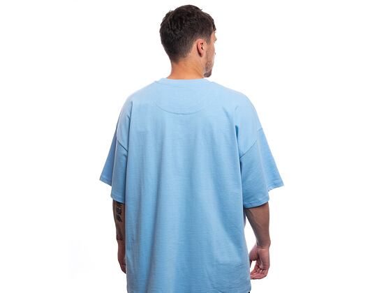 Triko Karl Kani Woven Signature Heavy Jersey Boxy Diner Tee light blue