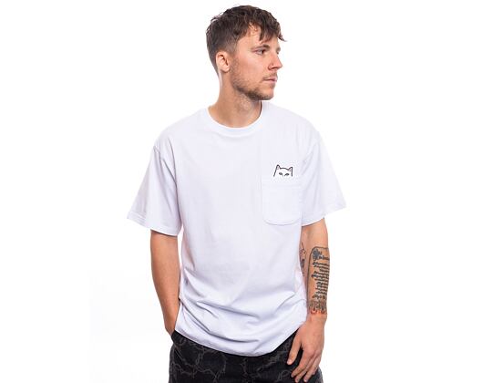 Triko RIP N DIP Lord Nermal Pocket Tee White RND0205