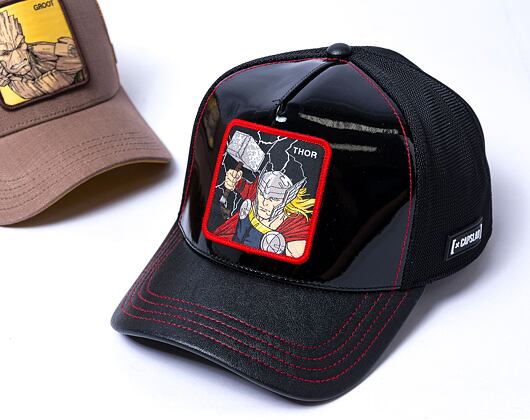 Kšiltovka Capslab Marvel Trucker - Thor - Stone Grey