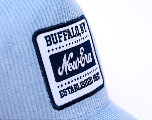 Kšiltovka New Era - Buffalo Patch Cord 9FORTY Trucker - Pastel Blue / Navy