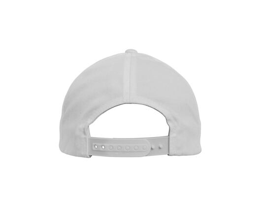 Kšiltovka Yupoong 5-Panel Curved Classic Snapback white