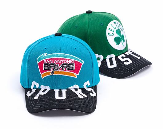 Kšiltovka Mitchell & Ness - San Antonio Spurs - Underarch Pro Snapback Hwc - Teal
