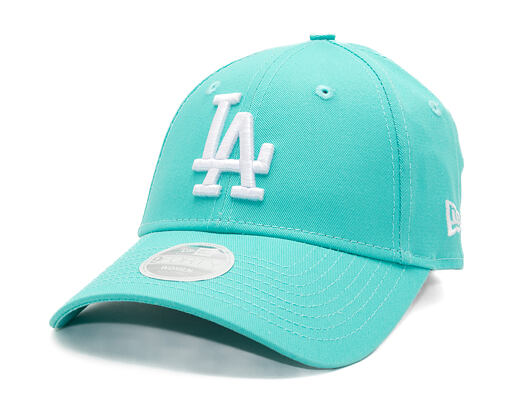 Dámská Kšiltovka New Era - MLB League Essential 9FORTY - LA Dodgers - Teal / White