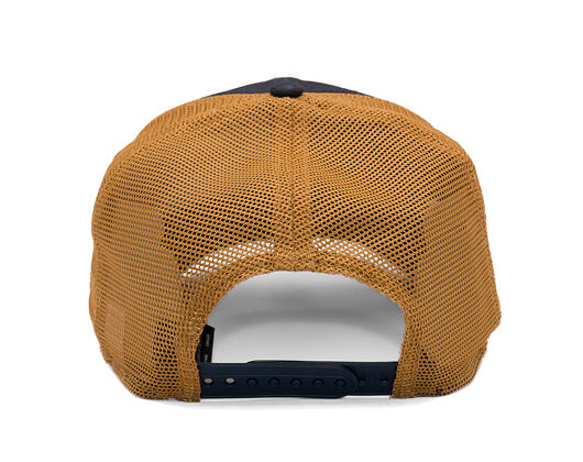 Kšiltovka New Era - MLB Debossed 9SEVENTY Stretch-Snap - NY Yankees - Navy / Brown