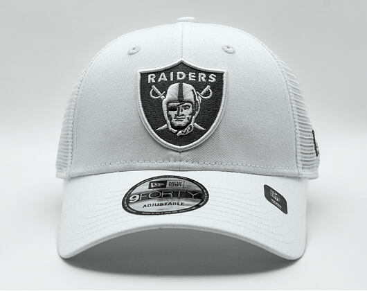 Kšiltovka New Era - NFL Homefield Trucker 9FORTY - Las Vegas Raiders - White