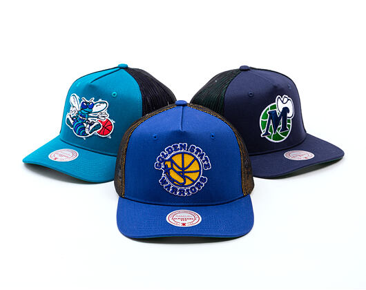 Kšiltovka Mitchell & Ness - NBA Tremor Trucker HWC - Golden State Warriors - Blue