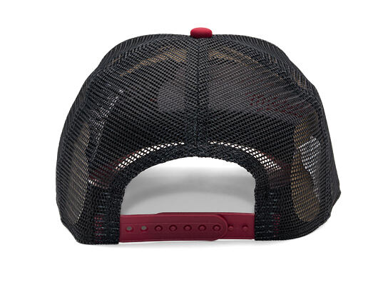 Kšiltovka New Era - Branded Graphic Patch 9FORTY Trucker - White / Cherry