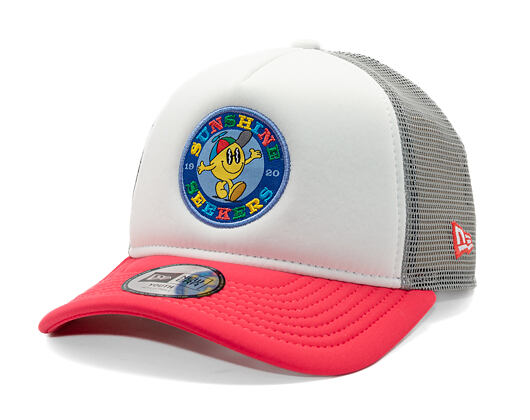 Dětská Kšiltovka New Era - Branded Graphic Patch 9FORTY Trucker - Coral