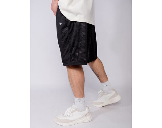 Kraťasy New Era - Branded Mesh Shorts - Black / Grey