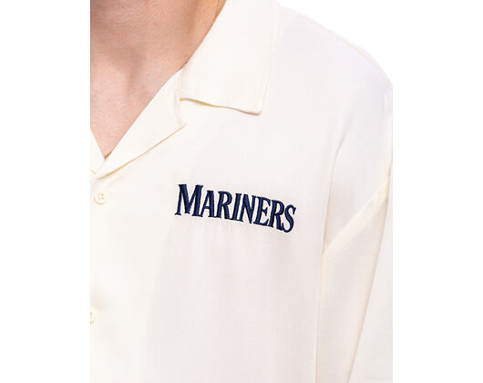 Košile New Era - MLB Graphic Riviera Shirt - Seattle Mariners - Off White