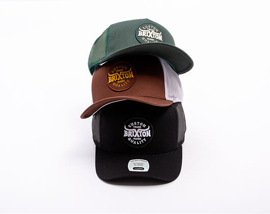 Kšiltovka Brixton - Gibson C Np Mp Trucker Hat - Black/Black