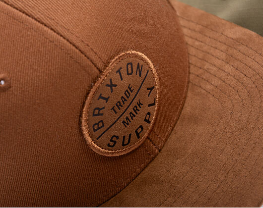 Kšiltovka Brixton - Oath Iii Snapback - Coffee/Coffee