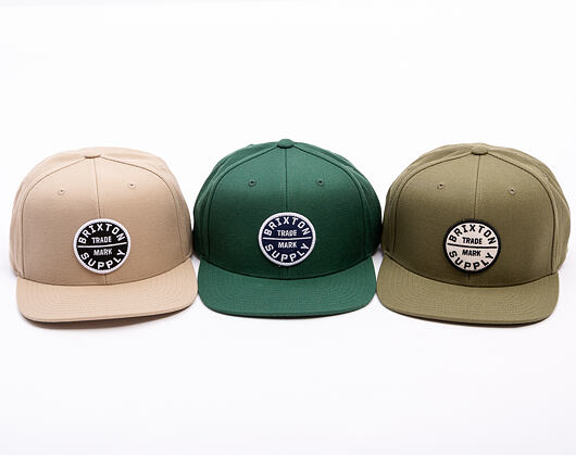 Kšiltovka Brixton - Oath Iii Snapback - Pine Needle/Pine Needle