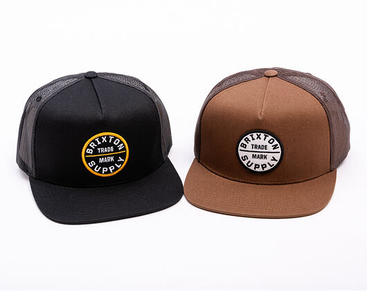 Kšiltovka Brixton - Oath Mp Trucker Hat - Pinecone Brown/Pinecone Brown